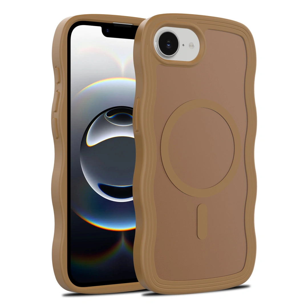 Ameigas Wave Texture Magnetic Case — Smooth Matte Protective Cover