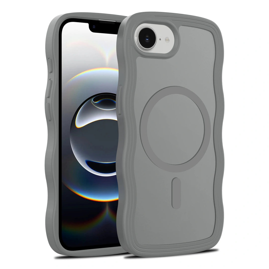 Ameigas Wave Texture Magnetic Case — Smooth Matte Protective Cover