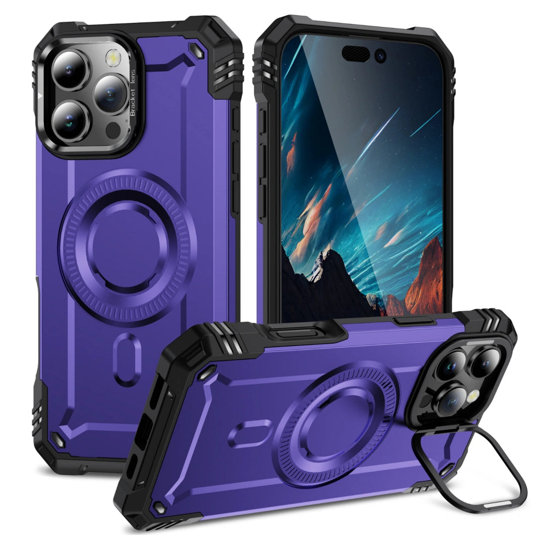 Ameigas Armor Magnetic Stand Case — Rugged Military-Grade Protection