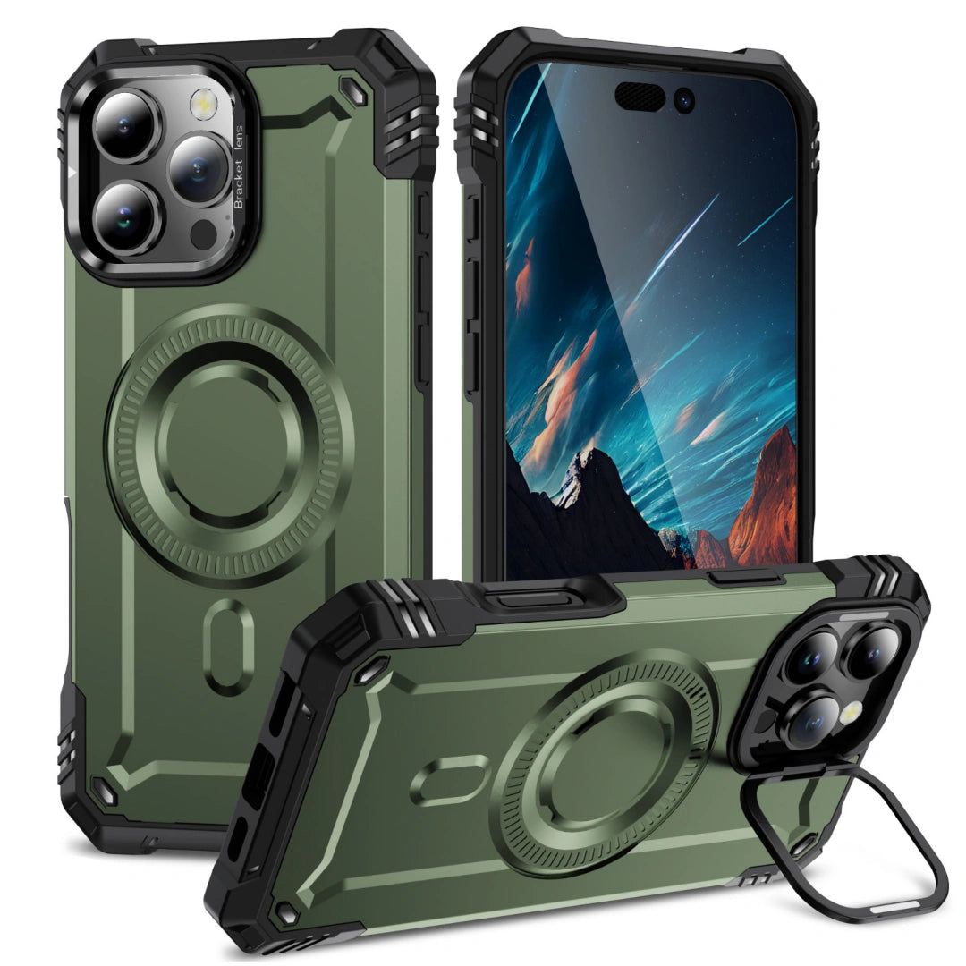 Ameigas Armor Magnetic Stand Case — Rugged Military-Grade Protection