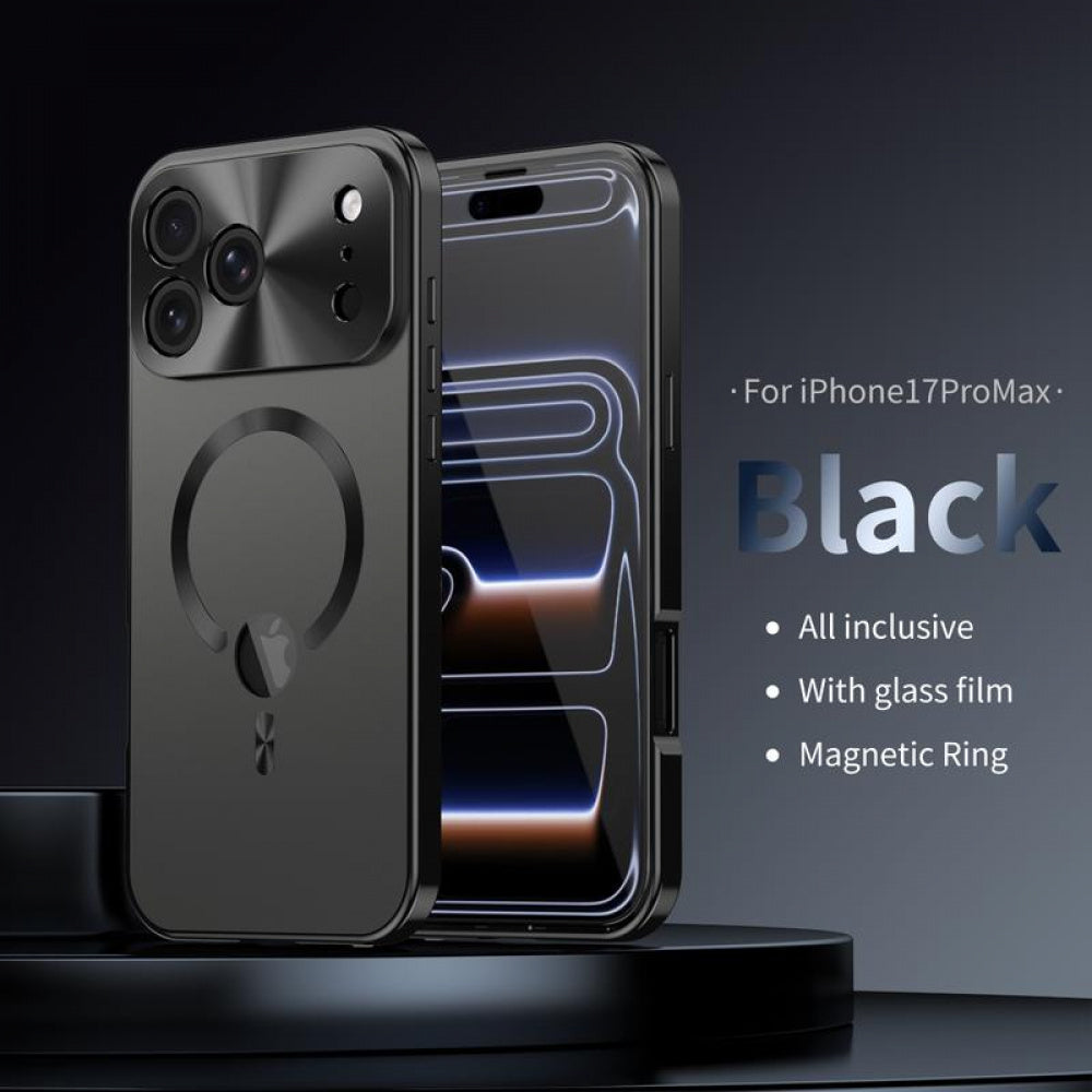 Ameigas Magnetic Privacy Screen Phone Case with Metal Frame