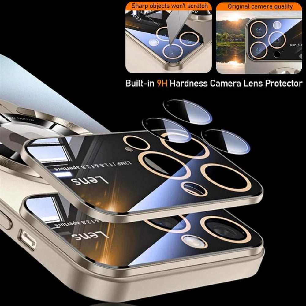 Ameigas Frosted Magnetic Viewport Case with Lens Protector