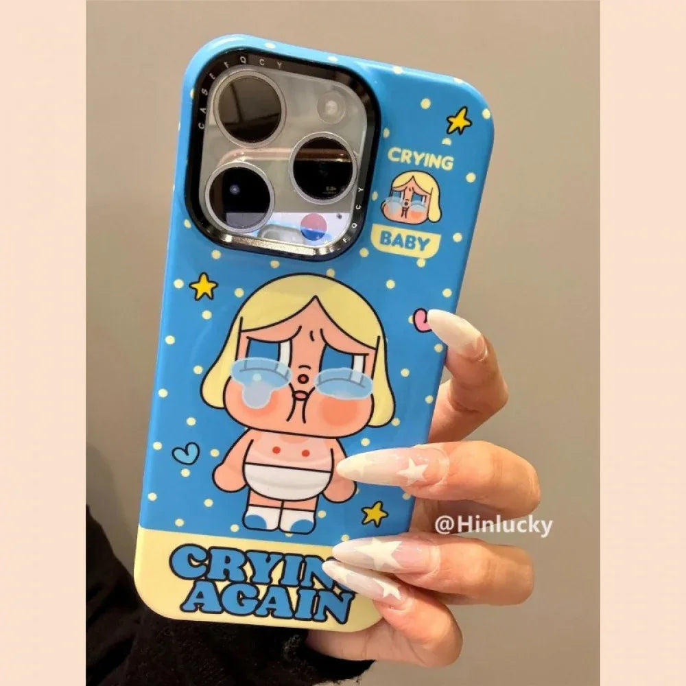 Ameigas 3D Tear-Drop Kid Case - Pop-Out Crying Baby with Magic Card Stand - Ameigas