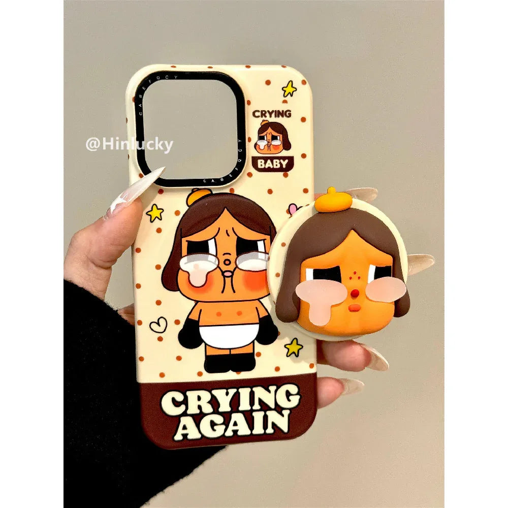 Ameigas 3D Tear-Drop Kid Case - Pop-Out Crying Baby with Magic Card Stand - Ameigas