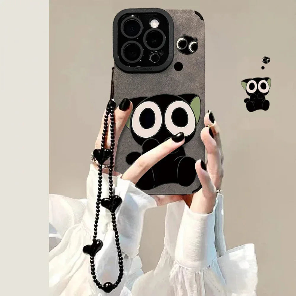 Ameigas Cute Cartoon Couple Phone Case for iPhone 17 Pro Max / 15 / 14 PM – Soft Shockproof Protective Cover - Ameigas