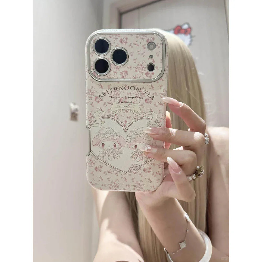 Ameigas Cute My Melody Lamb Heart Phone Case - Ameigas