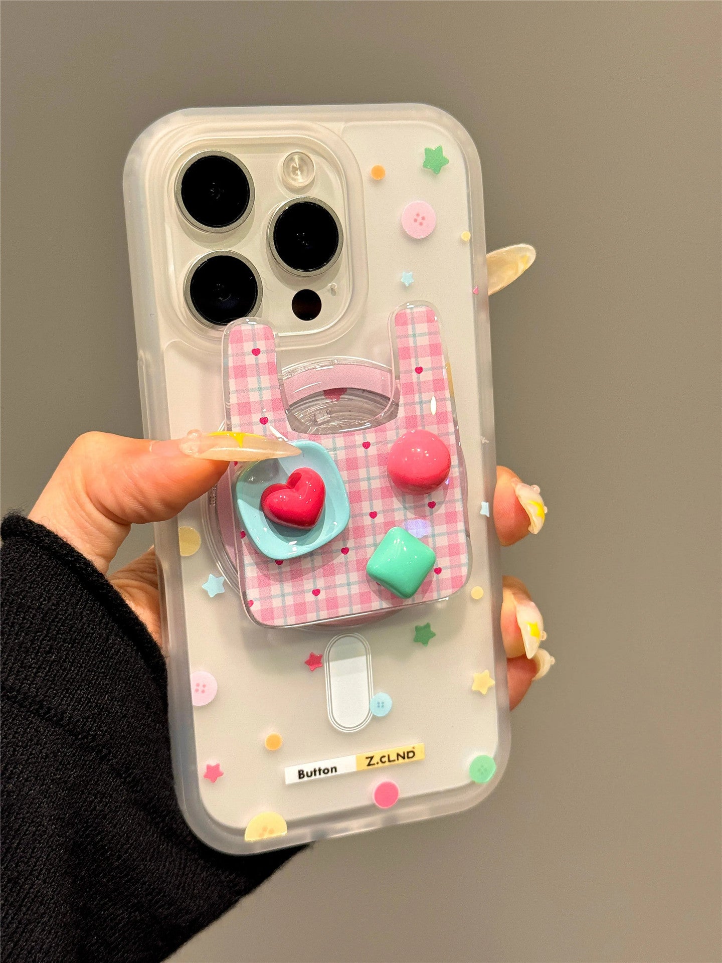 Ameigas Star-Button Tote Case - Instagram Colorful Bag Inspired MagSafe Cover