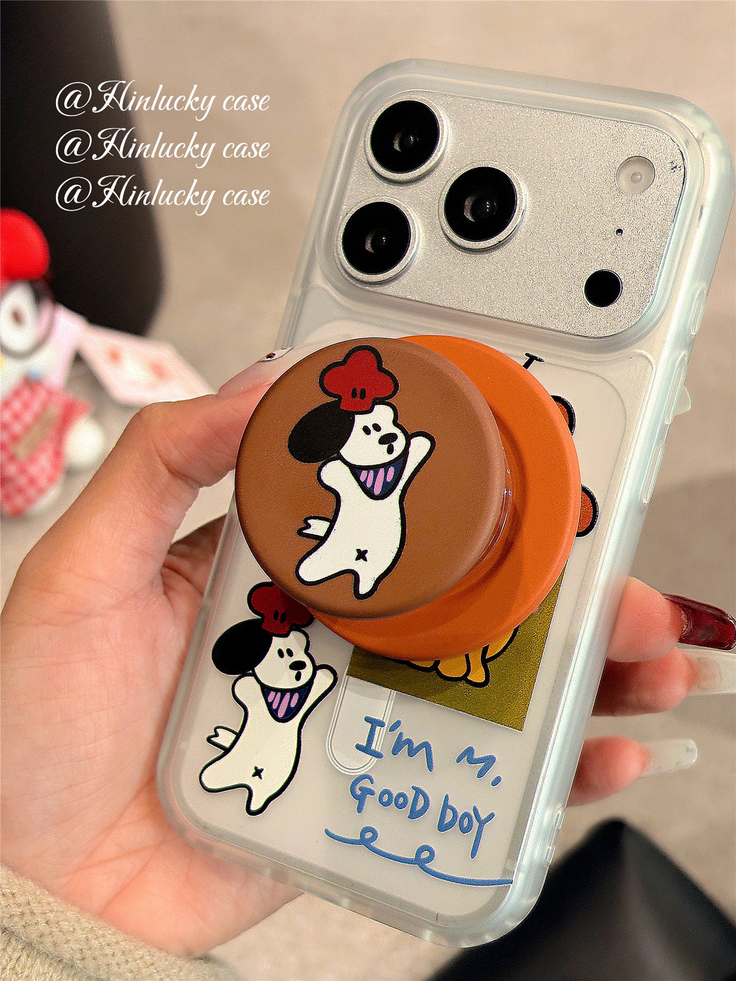 Ameigas Pawfect Pals Case - Cat & Dog Sharing Treat MagSafe Skin-Feel Cover