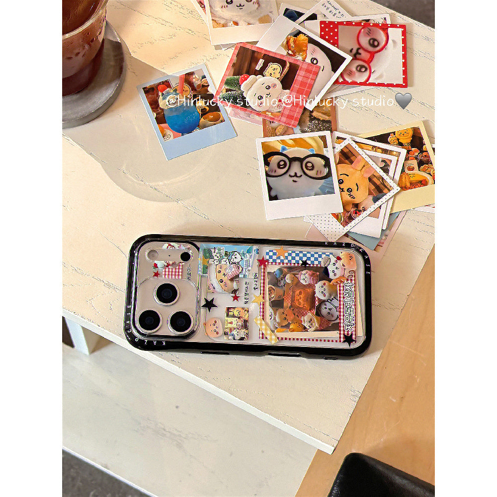 Ameigas Playful DIY Card Bear Full-Cover Protective Phone Case