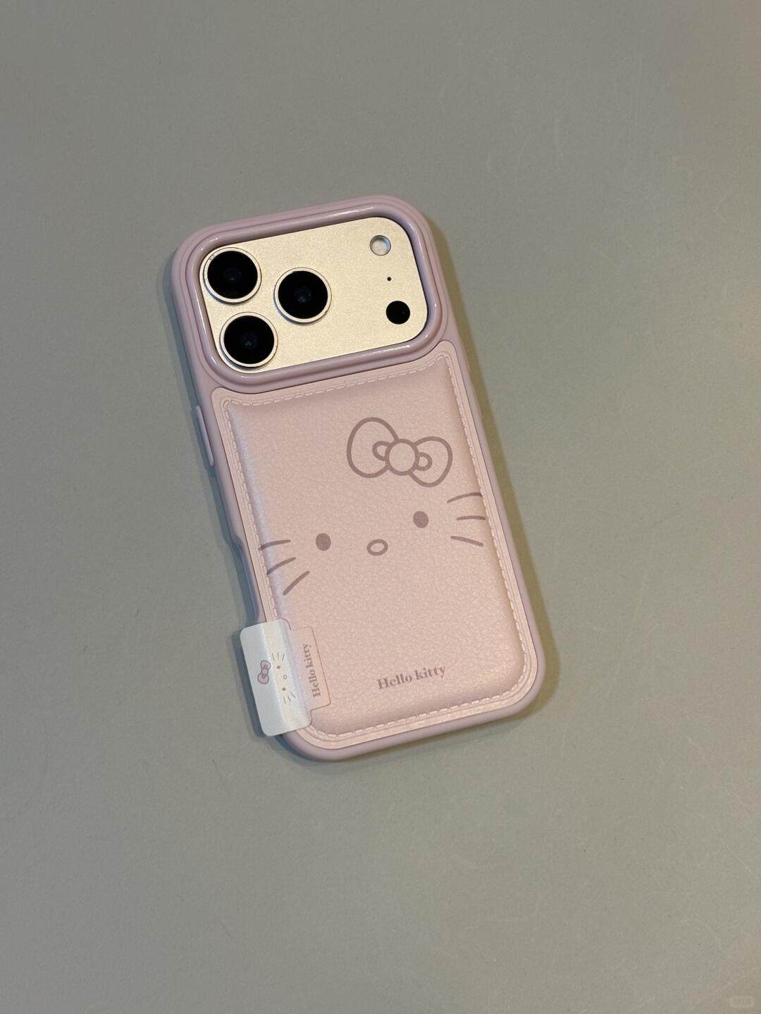 Ameigas Pink Kitty Head Silicone Protective Phone Case