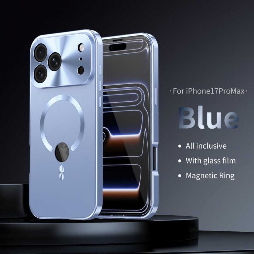 Ameigas Magnetic Privacy Screen Phone Case with Metal Frame