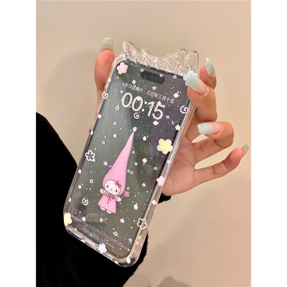 Ameigas Spring Meadow Case - Floral Cat with Notepad Flip Cover