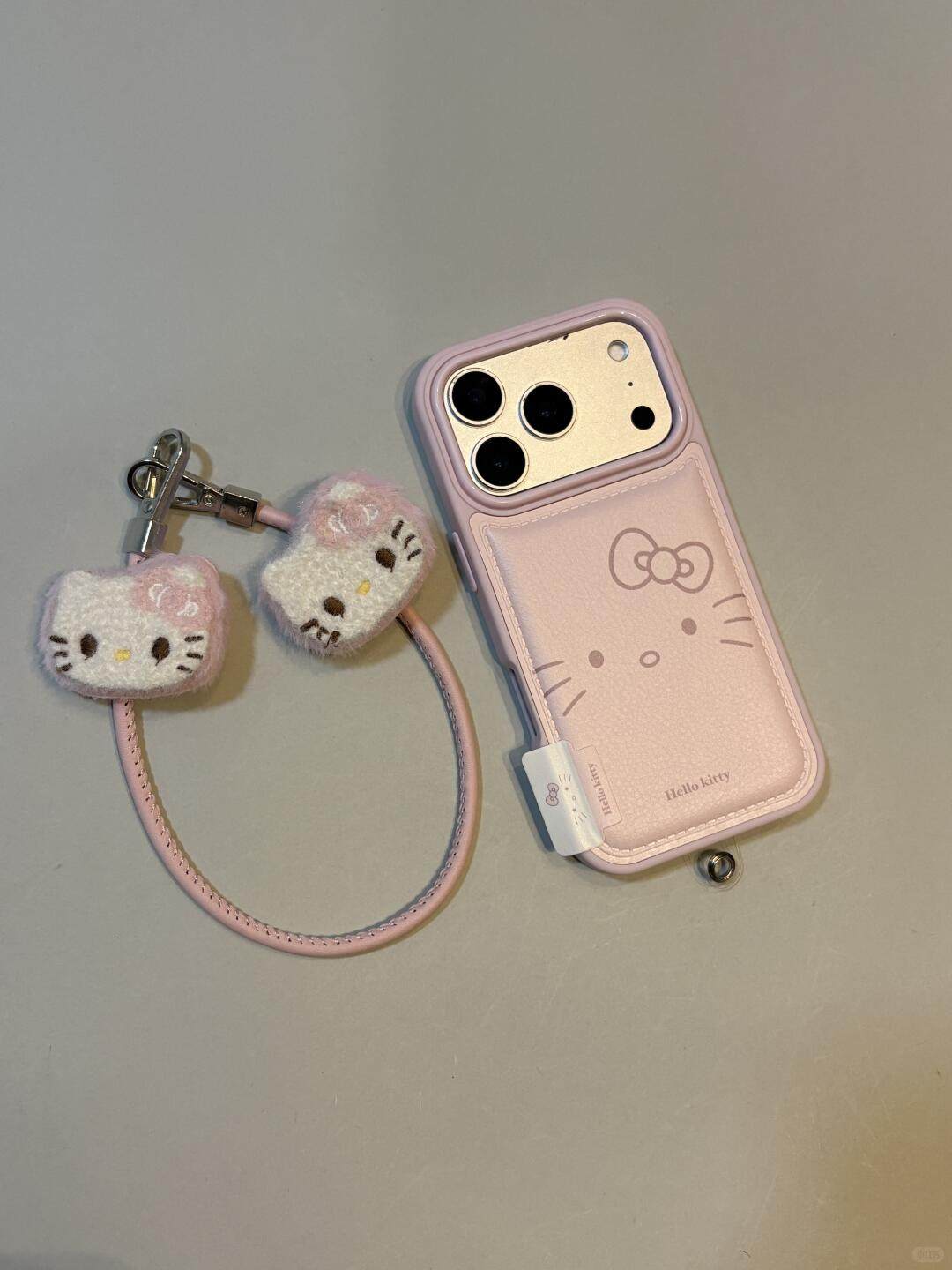 Ameigas Pink Kitty Head Silicone Protective Phone Case