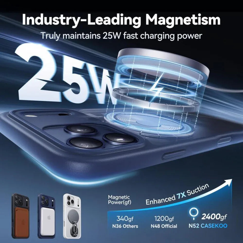 Ameigas Deep Blue Magnetic Stand Protective Phone Case - Ameigas