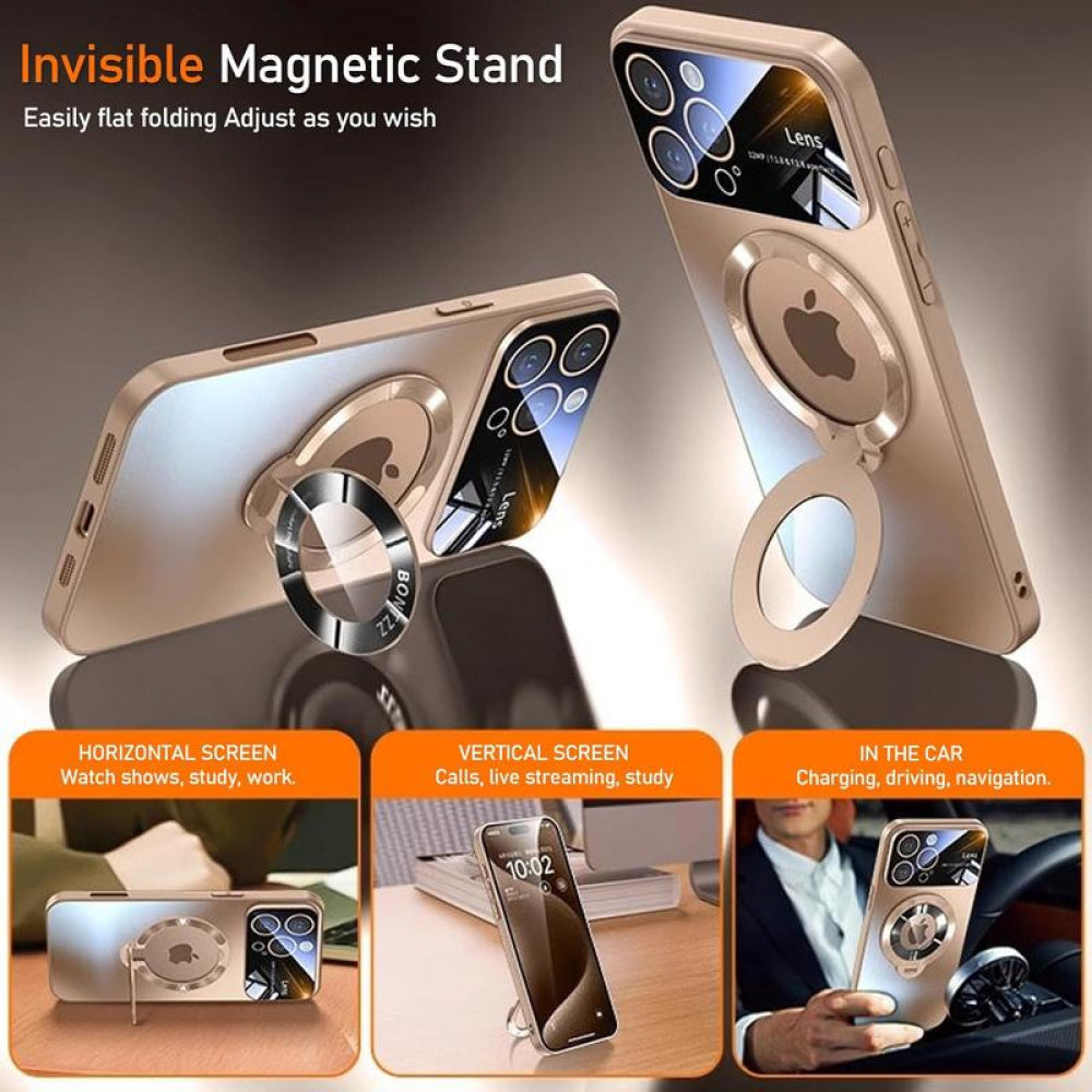 Ameigas Frosted Magnetic Viewport Case with Lens Protector
