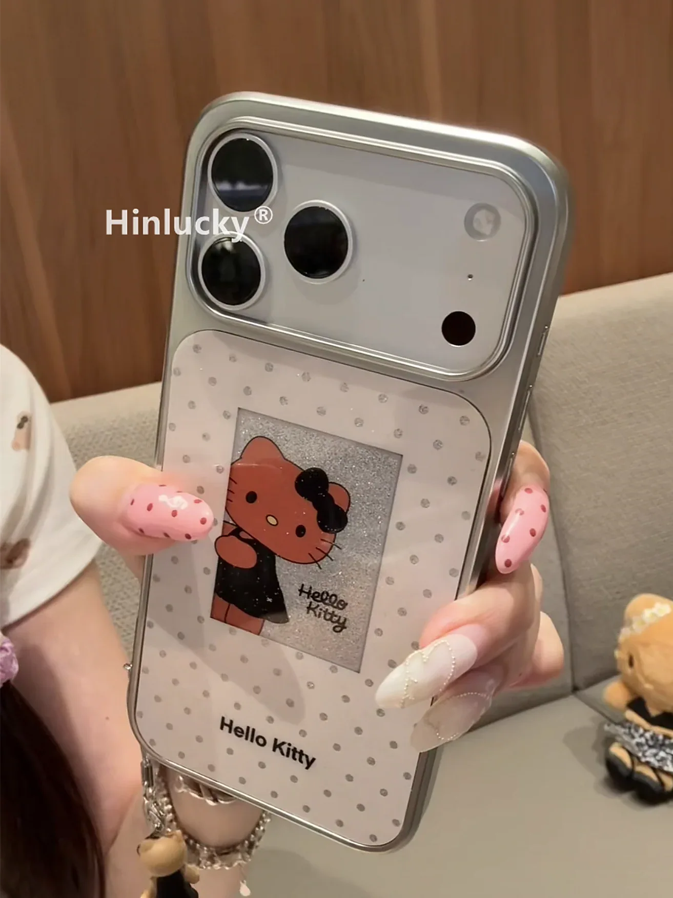 Ameigas Cute Polka Dot Cat Phone Case - Ameigas