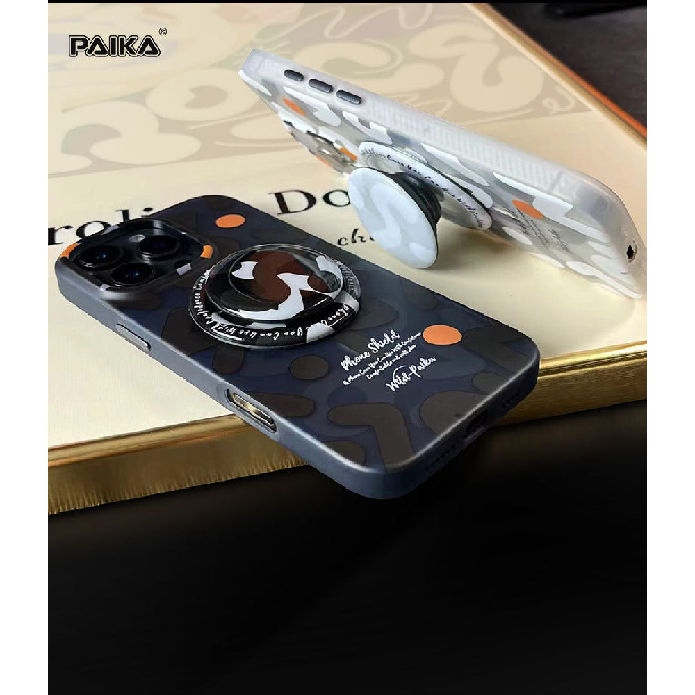 Ameigas Graffiti Matte Magnetic Full-Cover Protective Phone Case