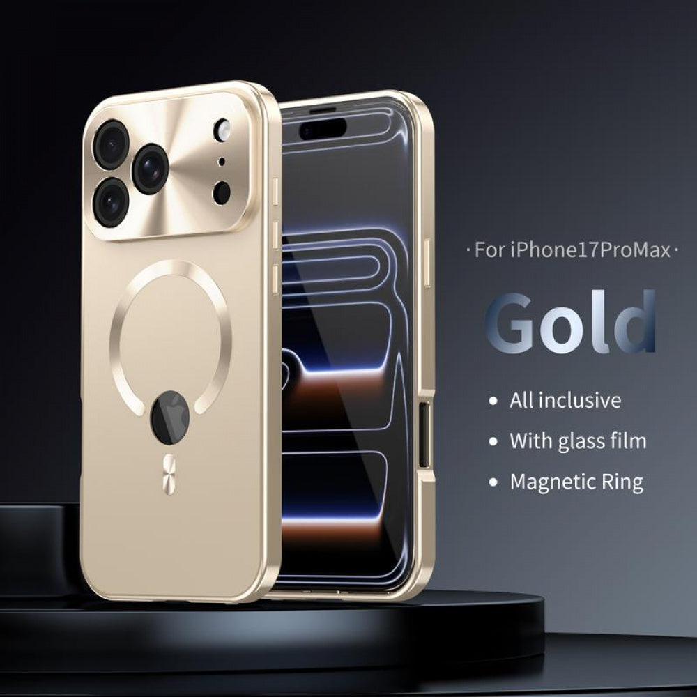 Ameigas Magnetic Privacy Screen Phone Case with Metal Frame