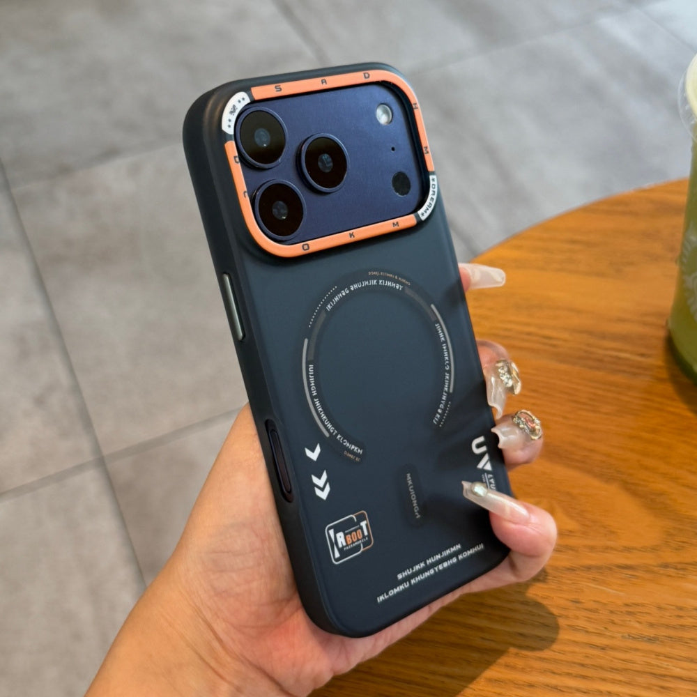 Ameigas Graffiti Matte Magnetic Full-Cover Protective Phone Case