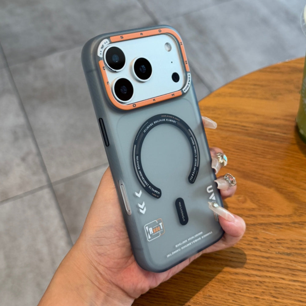 Ameigas Graffiti Matte Magnetic Full-Cover Protective Phone Case