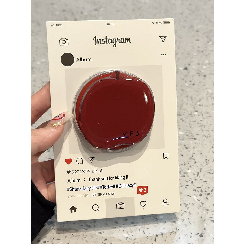 Ameigas Minimalist Red Magnetic Stand Protective Case