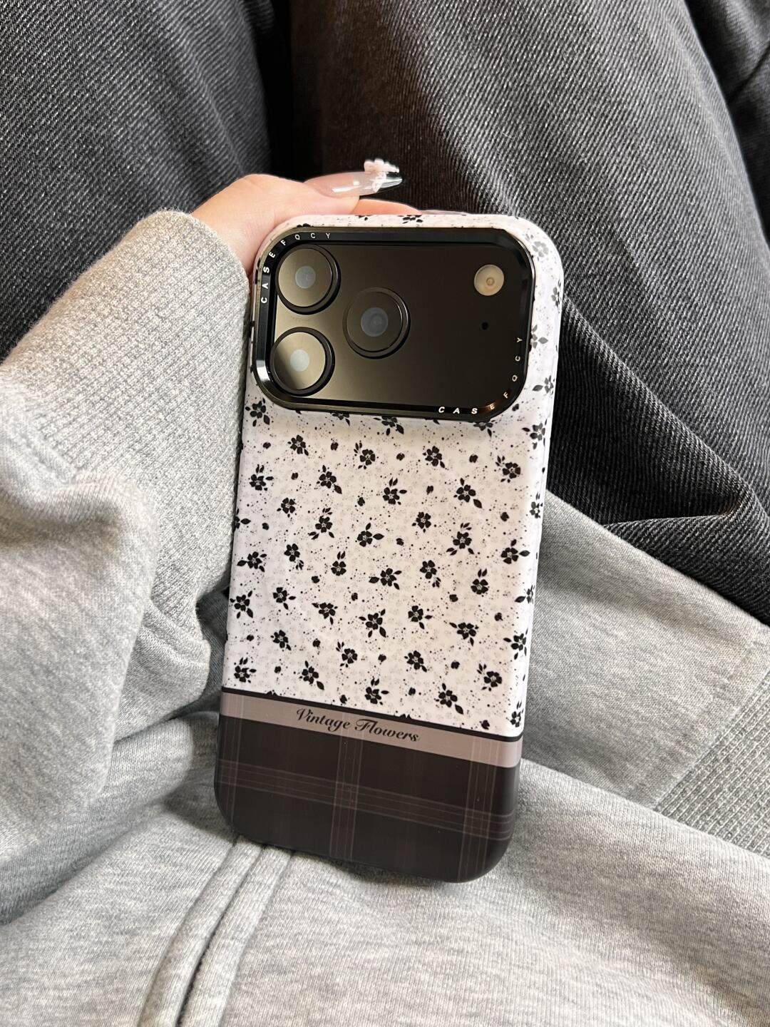 Ameigas INS Floral Pillow Magnetic Phone Case