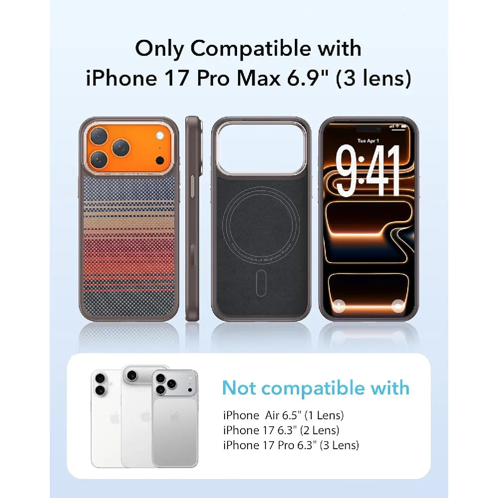 Ameigas Carbon Fiber MagSafe Shockproof Phone Case - Ameigas