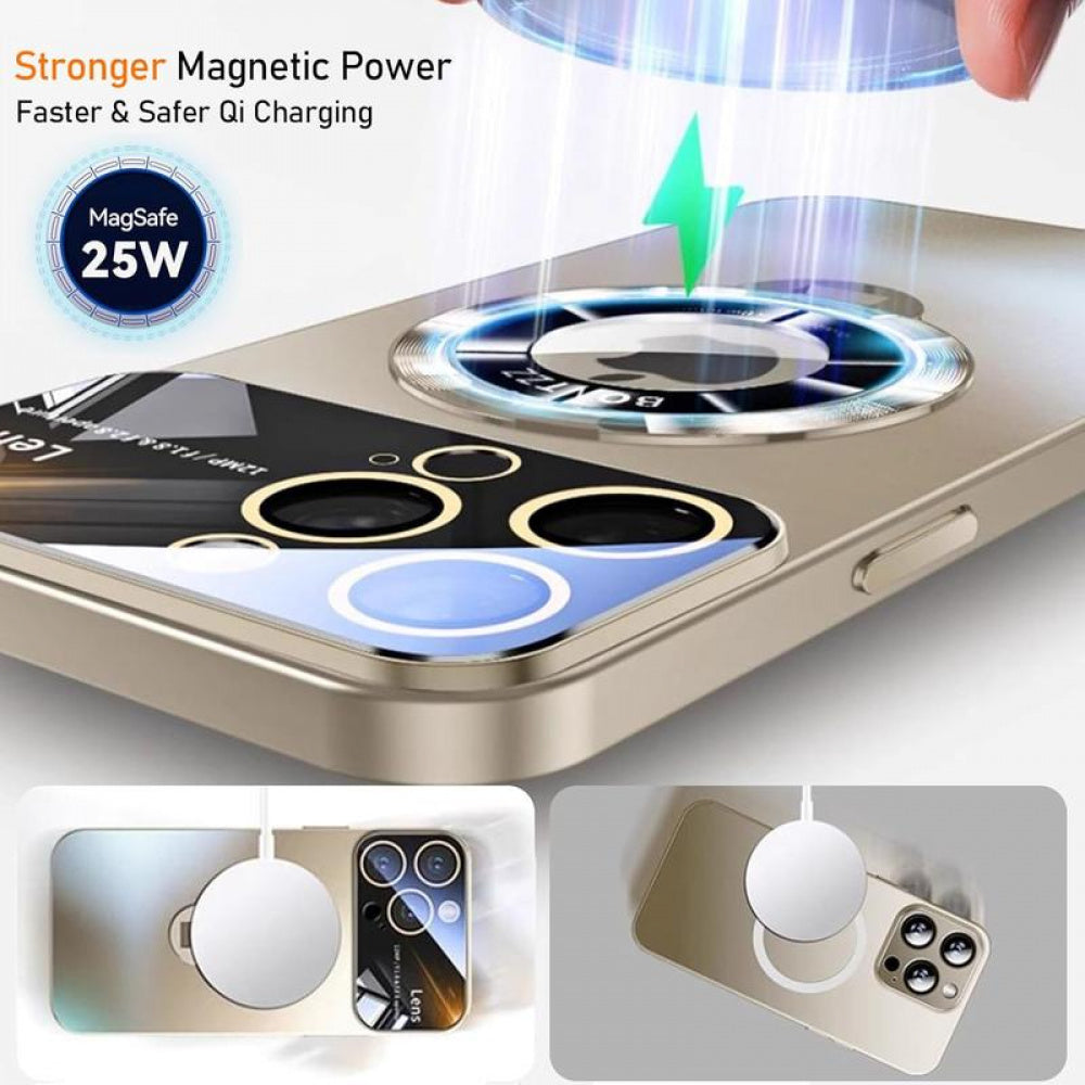 Ameigas Frosted Magnetic Viewport Case with Lens Protector