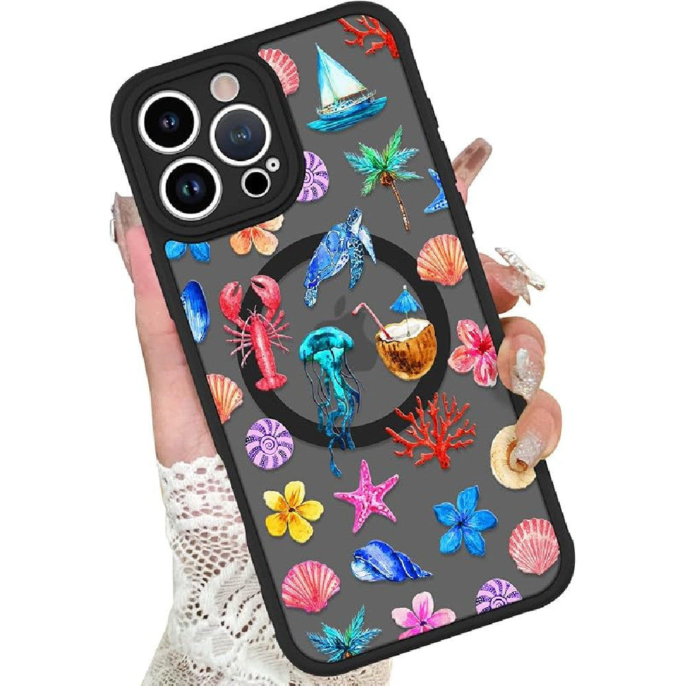 Ameigas Leopard Print MagSafe Protective Phone Case