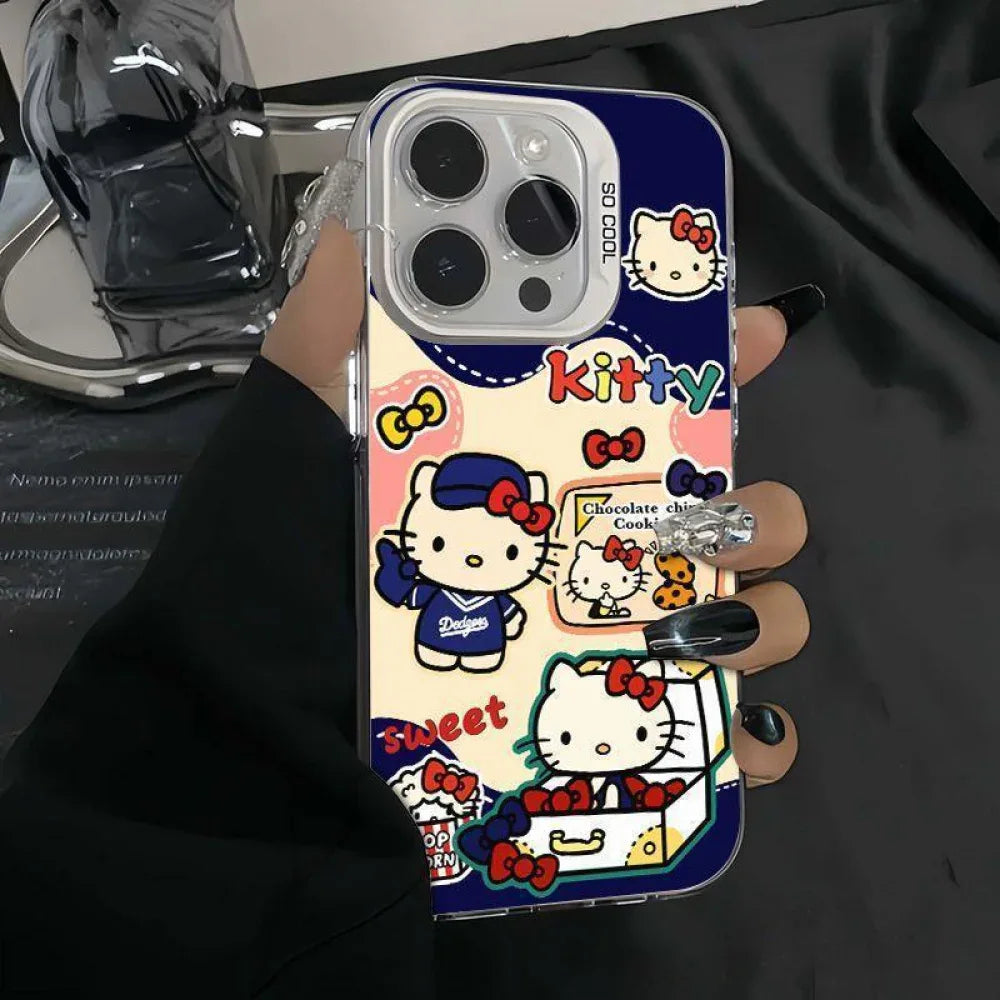 Ameigas Blue Kitty Cartoon Protective Phone Case - Ameigas