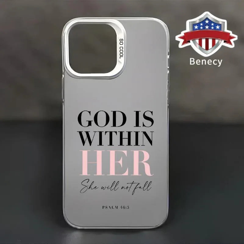 Ameigas Bible Psalms Quote Protective Phone Case - Ameigas