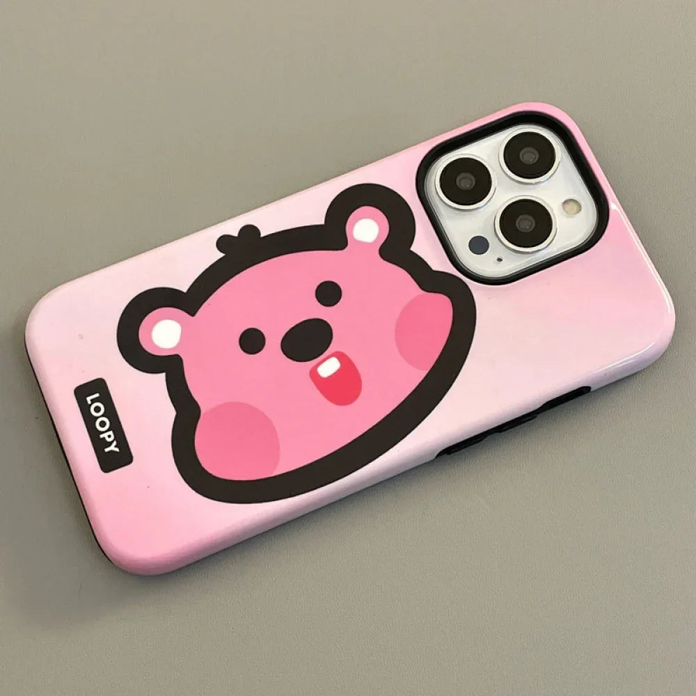 Ameigas Creative Couple Cartoon Protective Phone Case - Ameigas