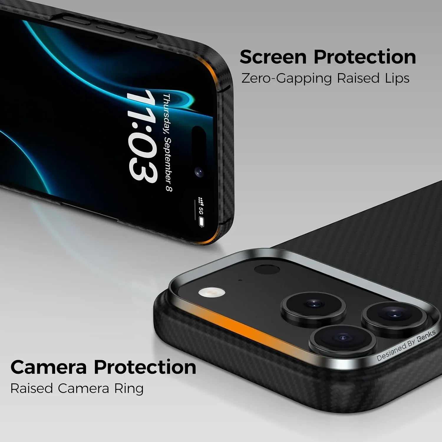 Ameigas ArmorAir Kevlar Ultra-Slim MagSafe Phone Case - Ameigas