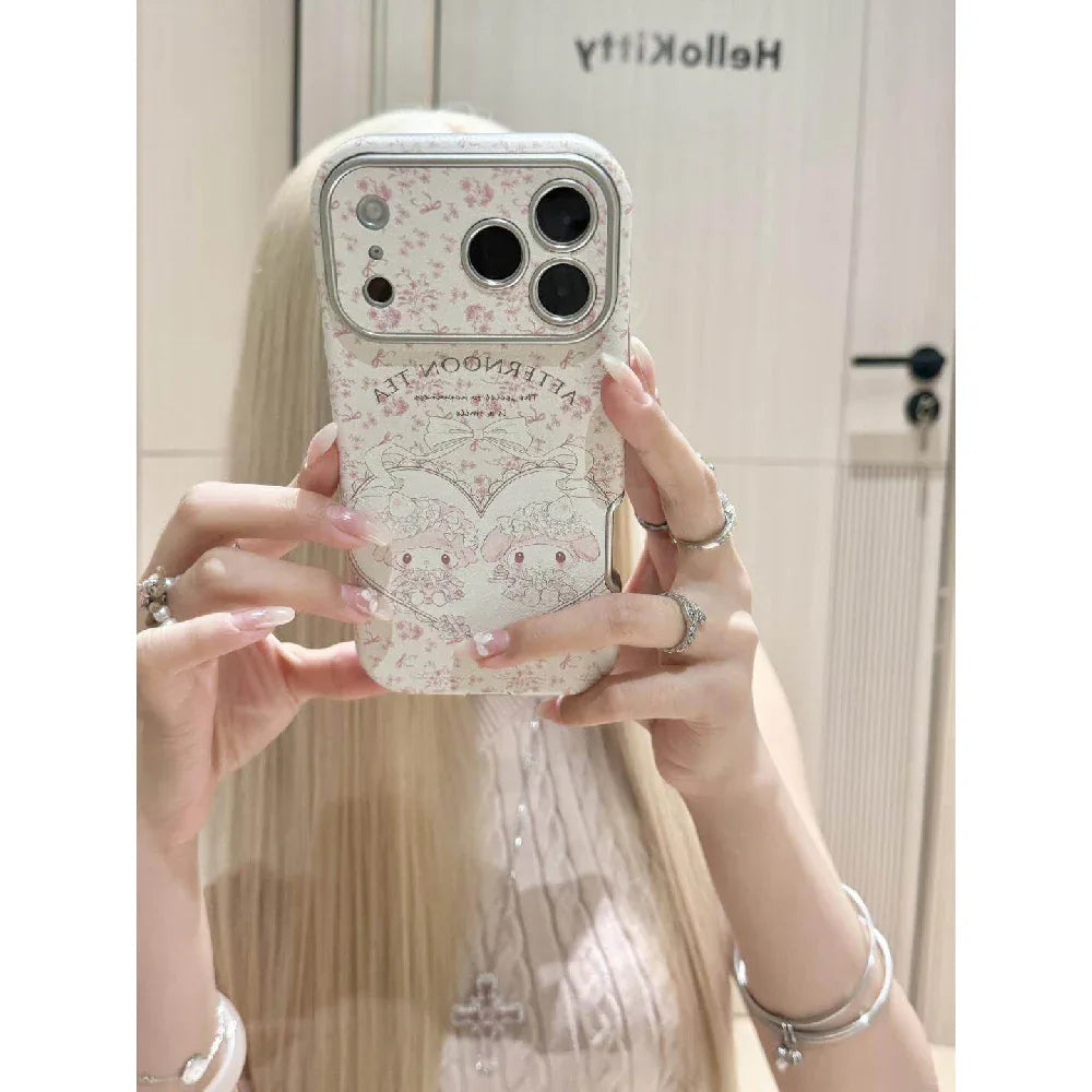 Ameigas Cute My Melody Lamb Heart Phone Case - Ameigas