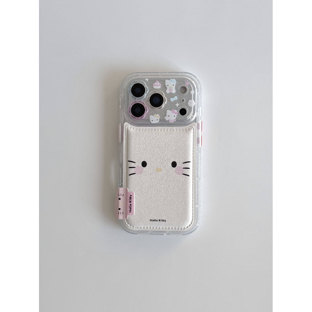 Ameigas Soft Cute Faux Leather Cartoon Phone Case
