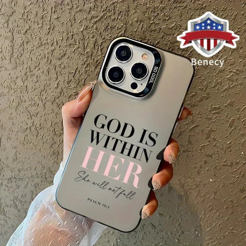 Ameigas Bible Psalms Quote Protective Phone Case - Ameigas