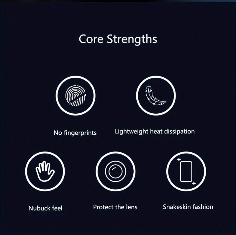 Ameigas Vegan Faux Leather Snake Skin Protective Phone Case