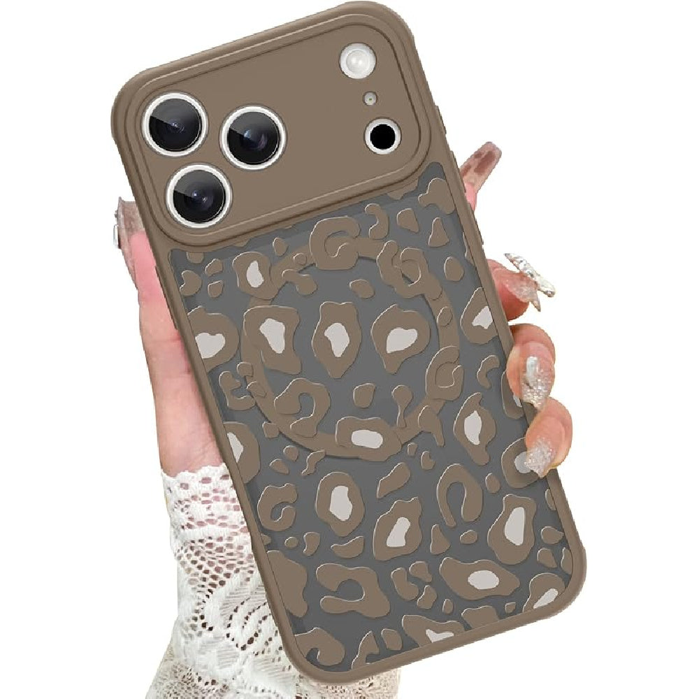 Ameigas Leopard Print MagSafe Protective Phone Case