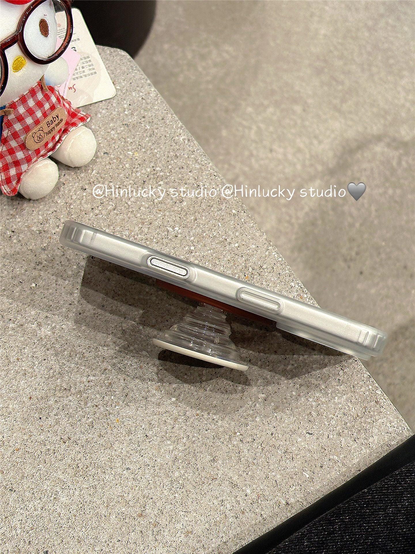 Ameigas Cute Cartoon Yuzu Leaf Bunny Magnetic Stand Phone Case - Ameigas