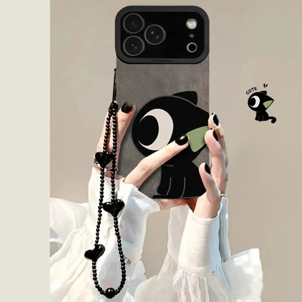 Ameigas Cute Cartoon Couple Phone Case for iPhone 17 Pro Max / 15 / 14 PM – Soft Shockproof Protective Cover - Ameigas