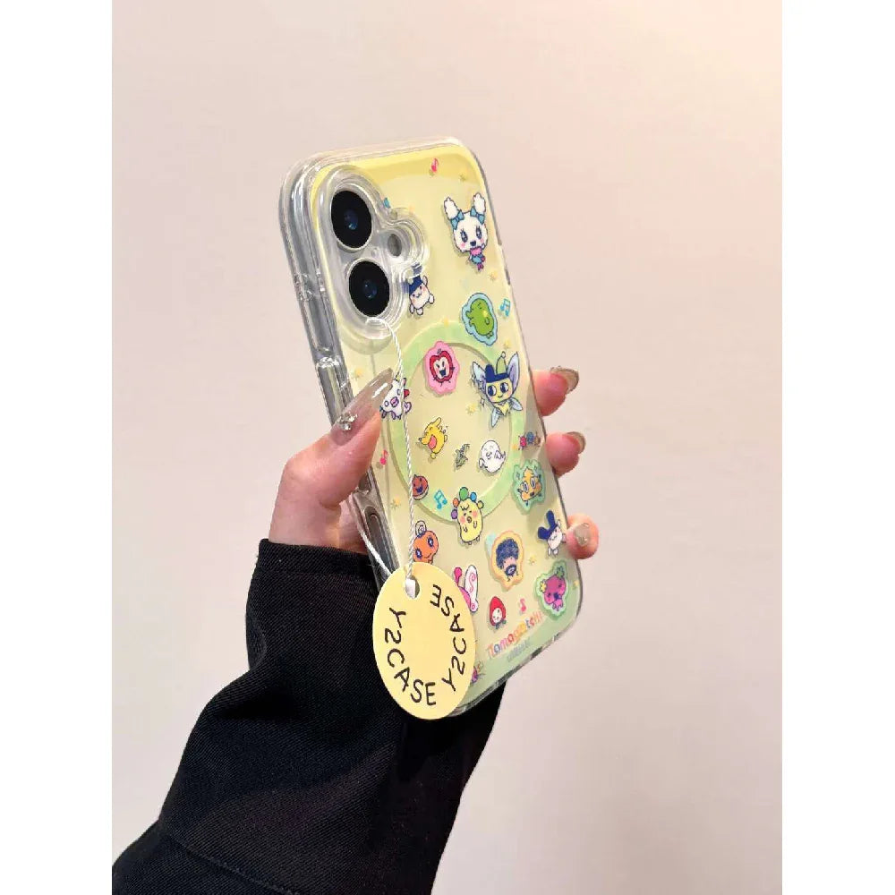 Ameigas Cute Tamagotchi Magnetic Stand Phone Case - Ameigas