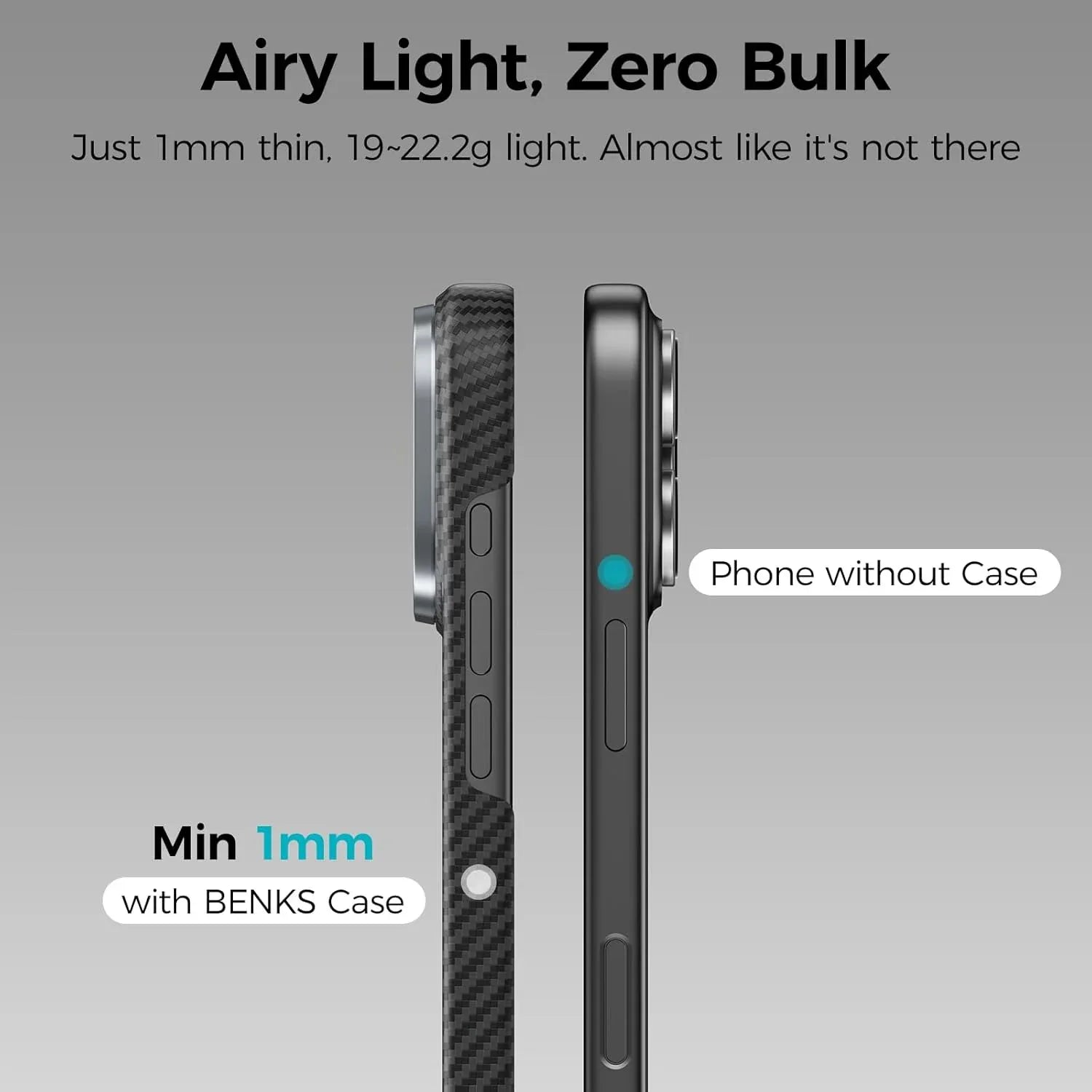 Ameigas ArmorAir Kevlar Ultra-Slim MagSafe Phone Case - Ameigas