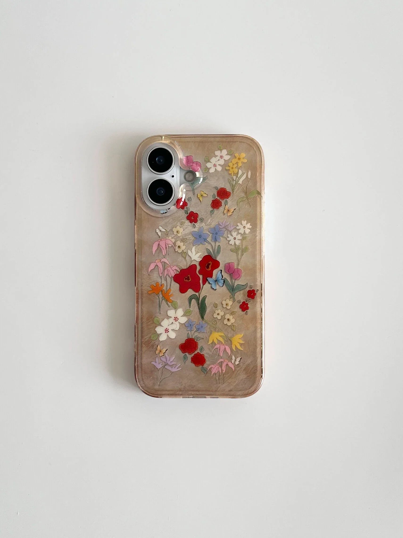 Ameigas Autumn Floral Print Shockproof Phone Case - Ameigas