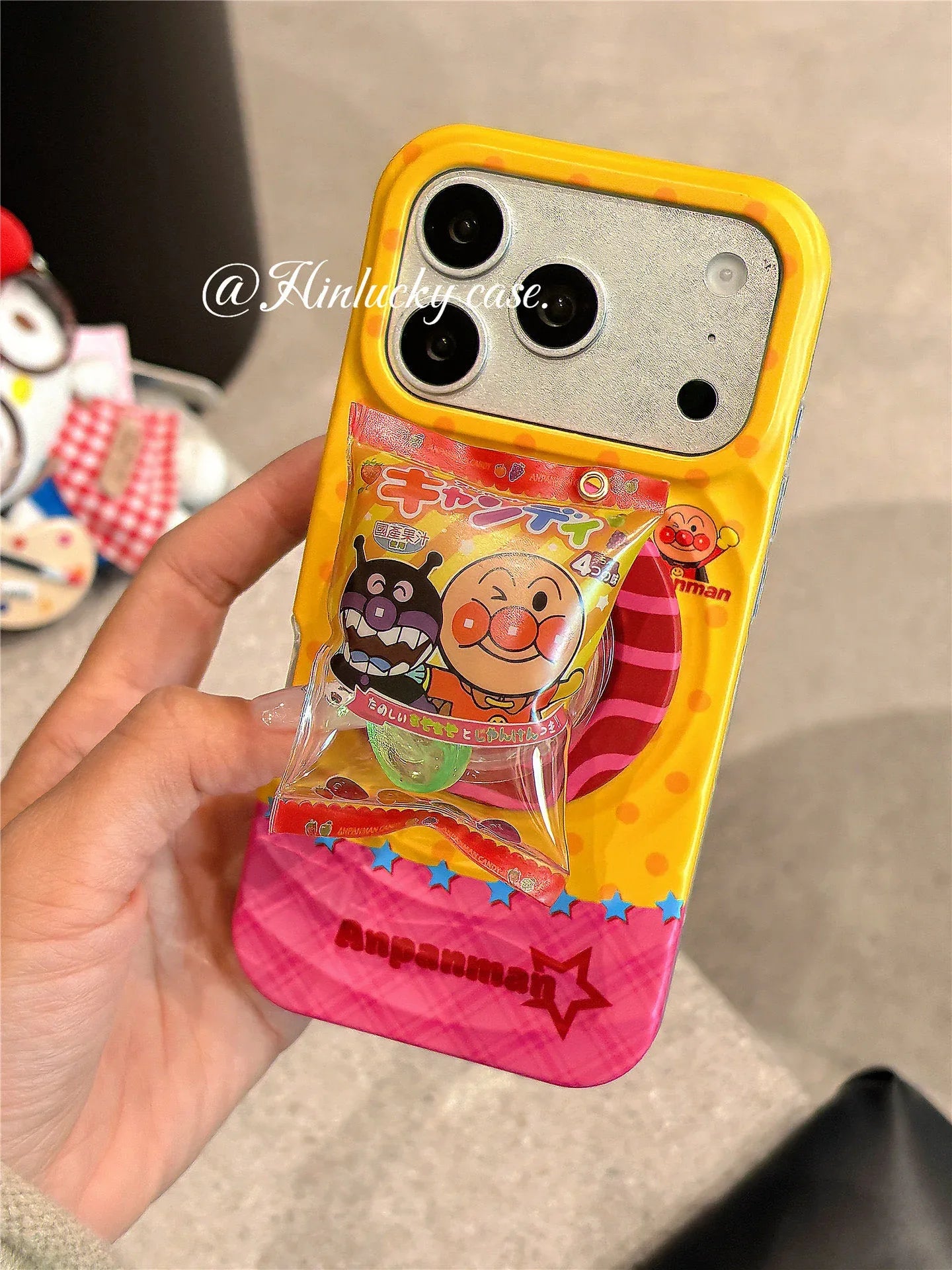 Ameigas Cute Cartoon Candy Bread Magnetic Stand Phone Case - Ameigas