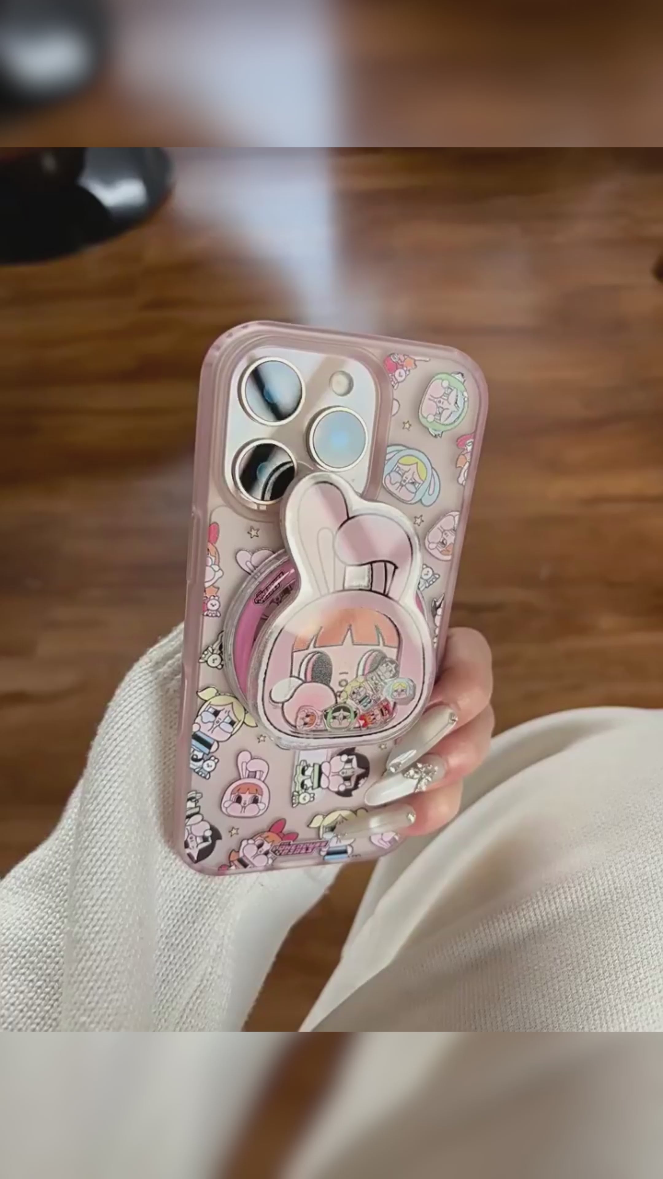 Ameigas Powerpuff Girls Magnetic Stand Phone Case