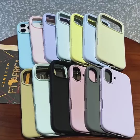 Ameigas Liquid Silicone iPhone 17/16 Pro Max Case – Solid Color, Slim, Shockproof, Full Protection